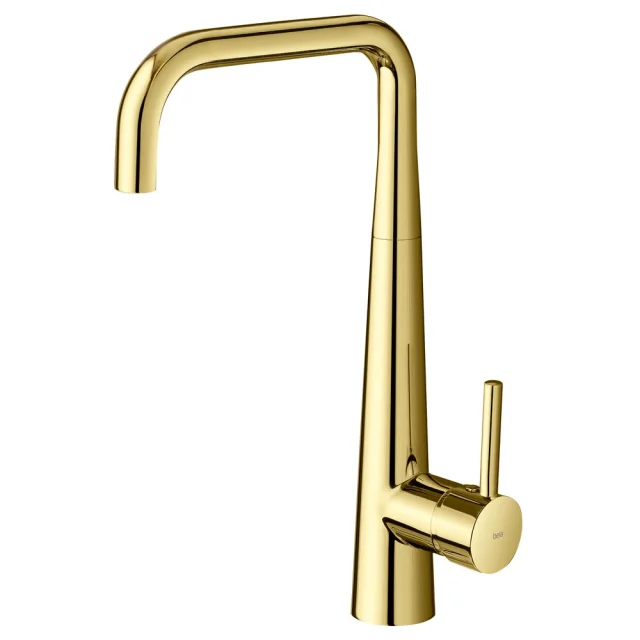 Grifo de cocina de monocomando giratorio (Maui dorado gold)