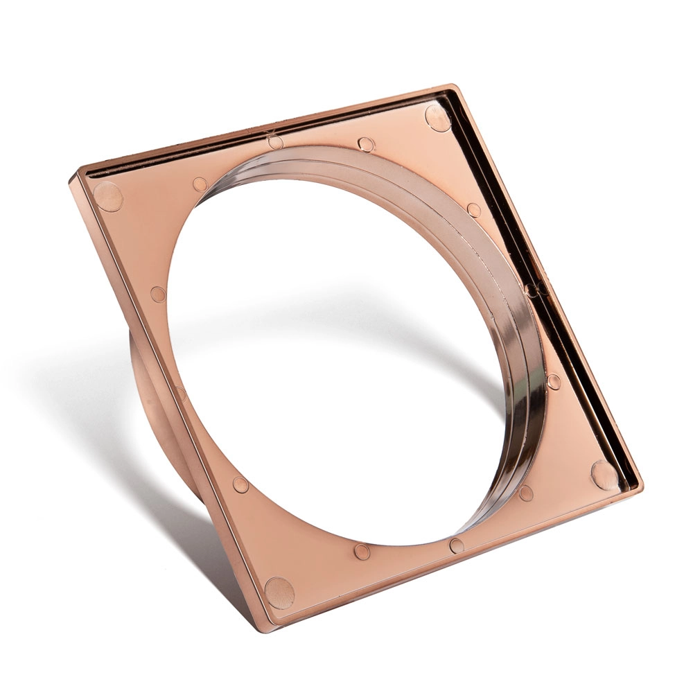 Porta rejilla 15x15 cm (rose gold)