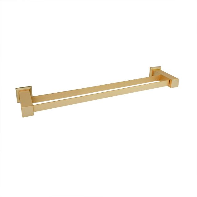 Porta toalla doble (Premium Oro mate)