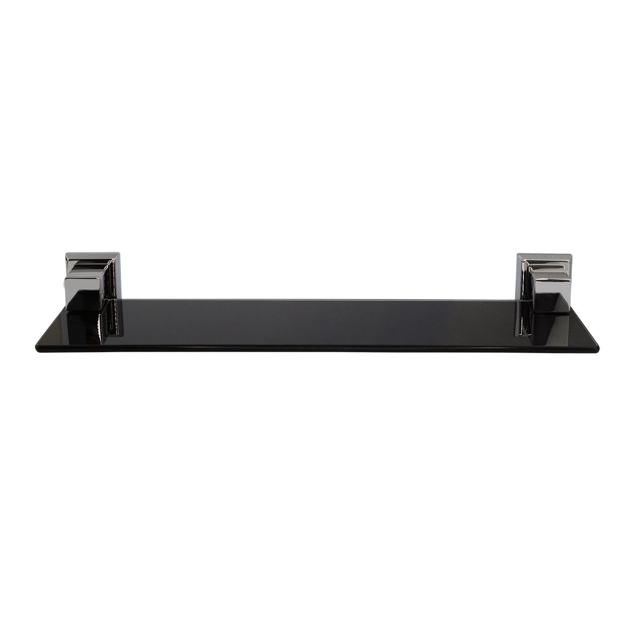 Pratelera de vidrio negro (Premium cromado)