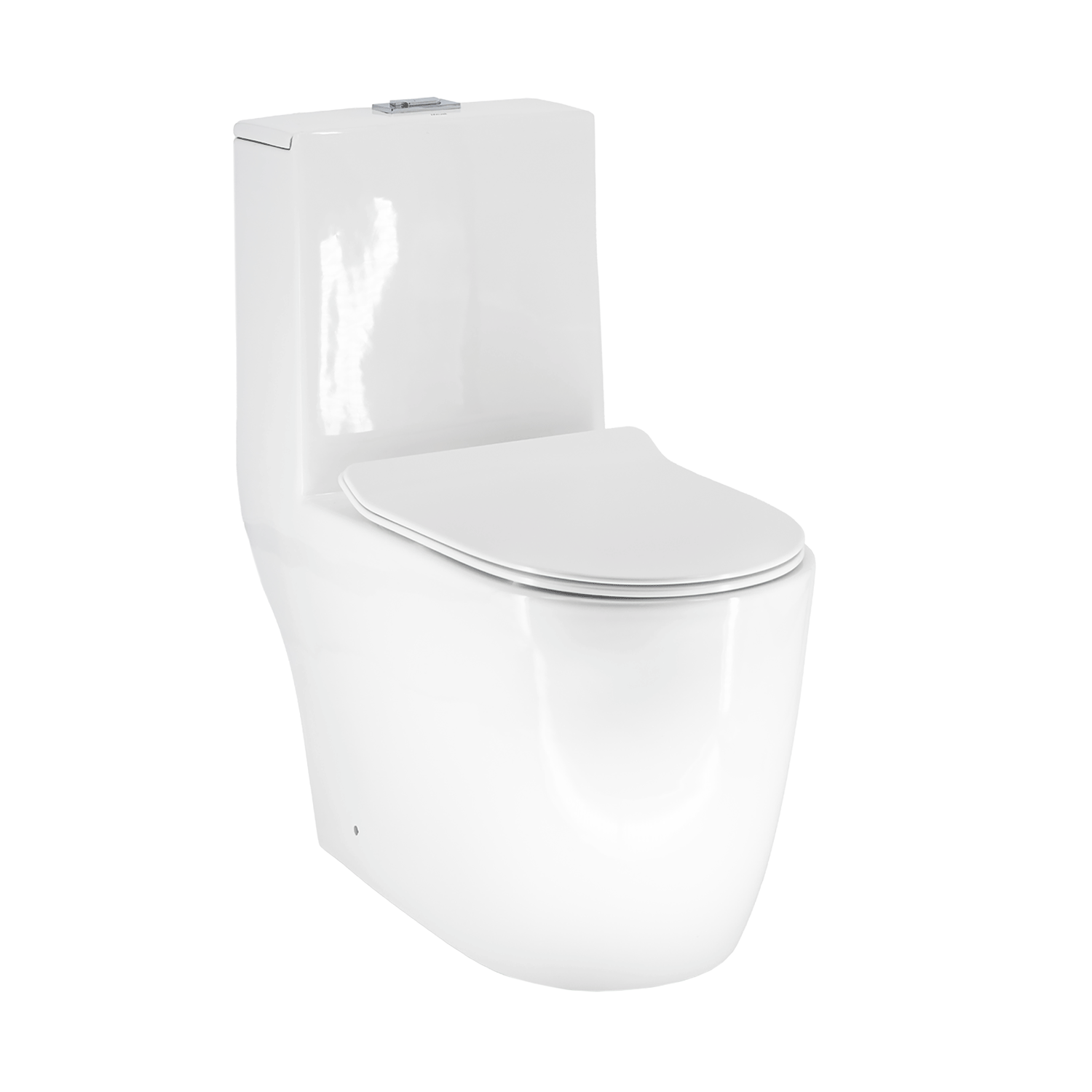 Inodoro acoplado caja redondo (Nias blanco)