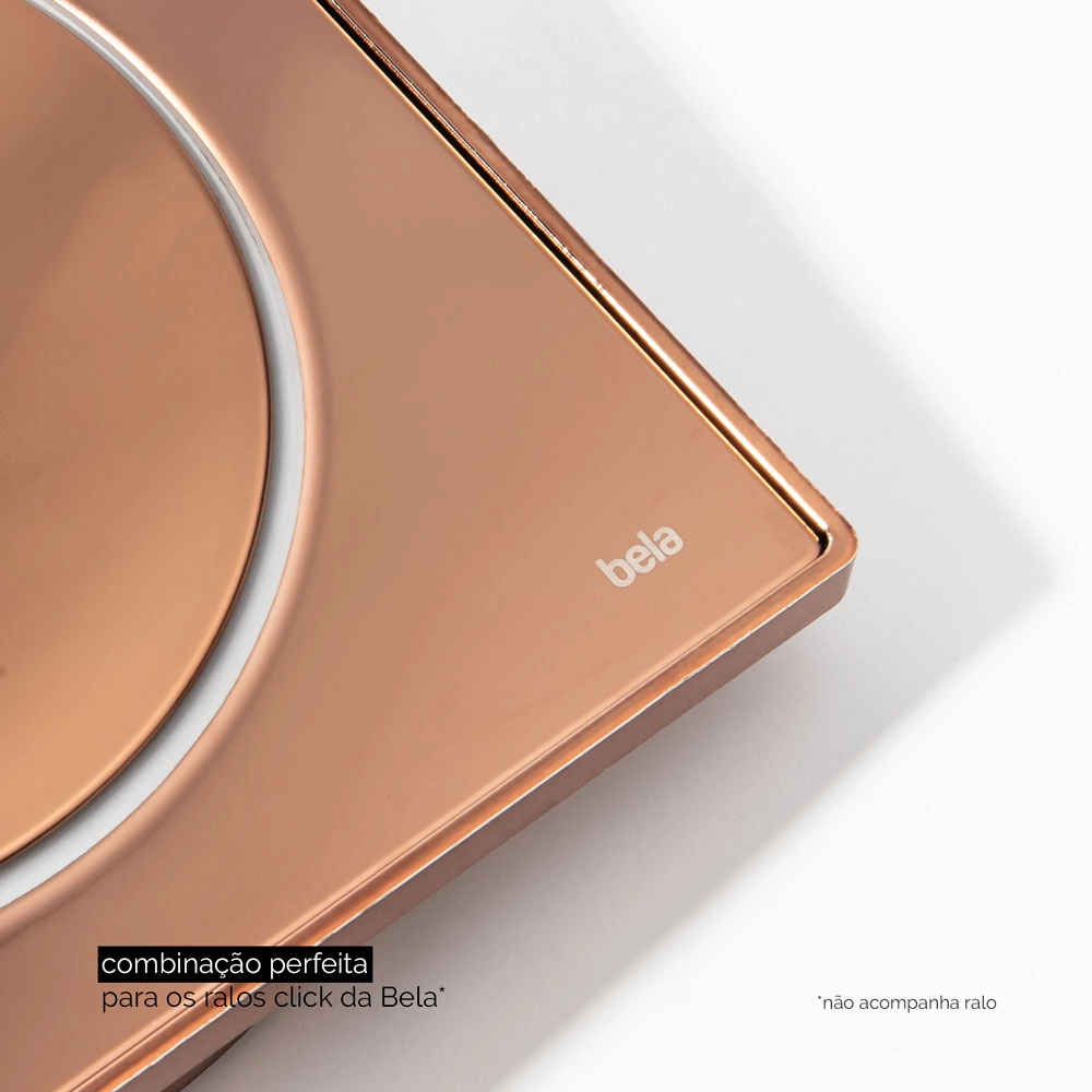 Porta rejilla 15x15 cm (rose gold) - Imagen 3