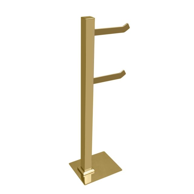 Papelera de piso con 2 varilla (Premium dorado gold)