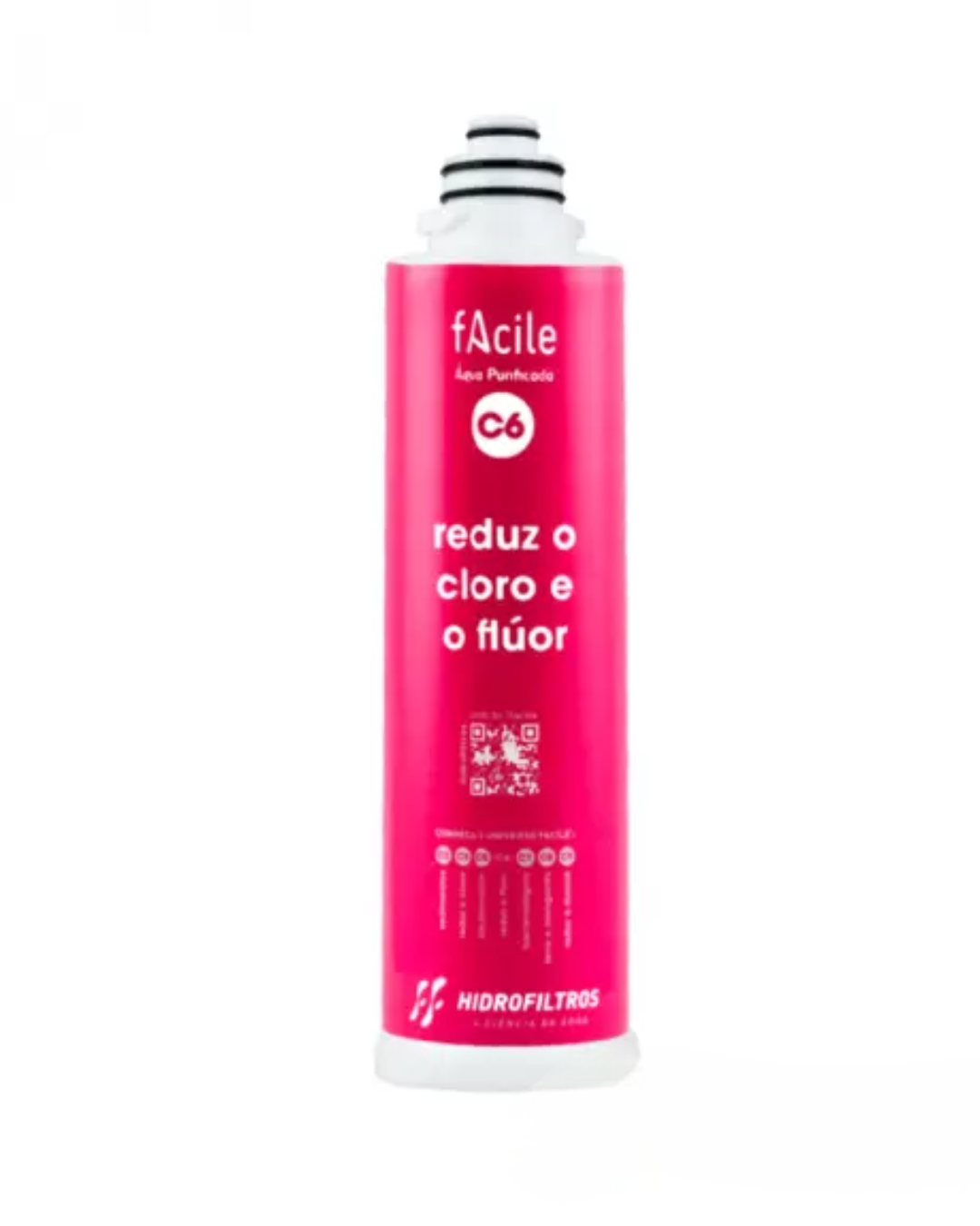 Refil Purificador de Água Facile C6 – Reducción de Flúor