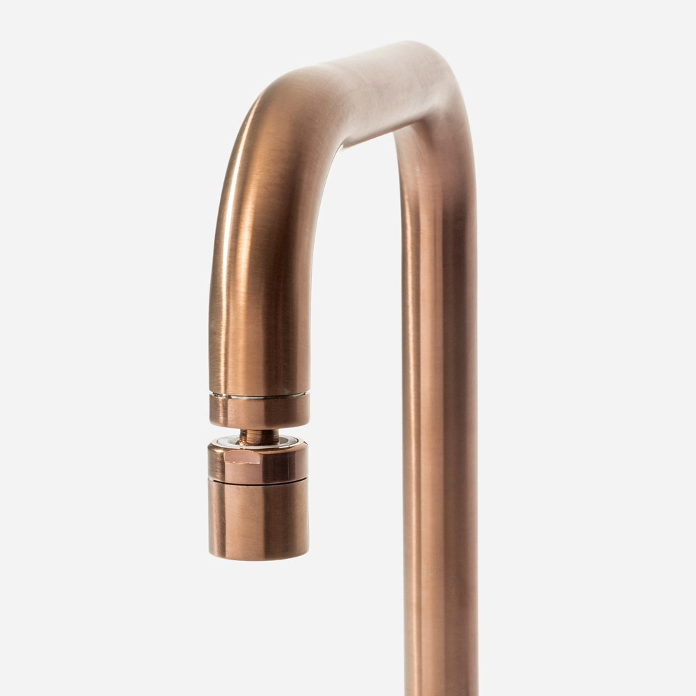 Grifo de cocina de monocomando giratorio (Malta rose mate) - Imagen 8