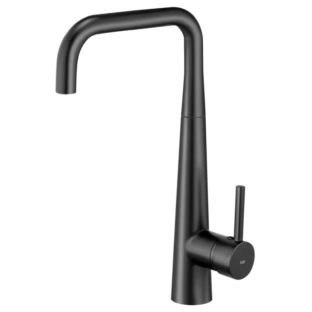 Grifo de cocina de monocomando giratorio (Maui negro)