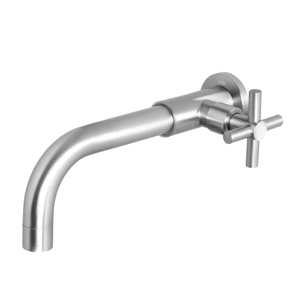 Grifo de pared para baño (Alva cepillada)