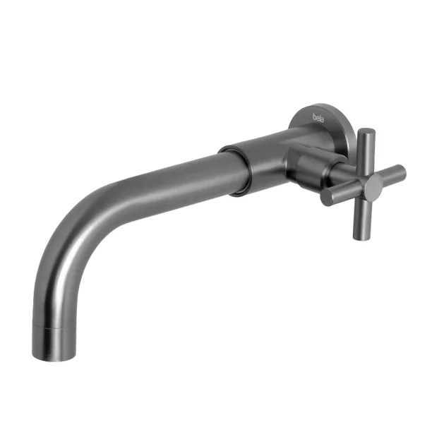 Grifo de pared para baño (Alva grafite)