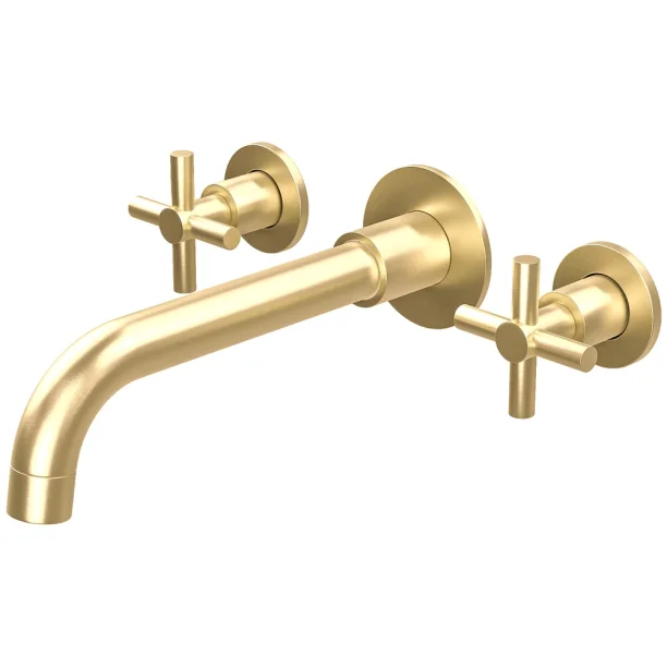 Grifería mezcladora de pared (Alva Oro Mate)