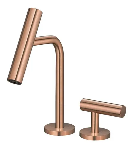 Grifería baja Monocommand para baño (Lay Matte rose)