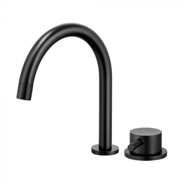 Grifería baja monocomando para baño (Milos negro)