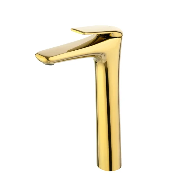 Grifo de baño monomando alto (Beni dorado)