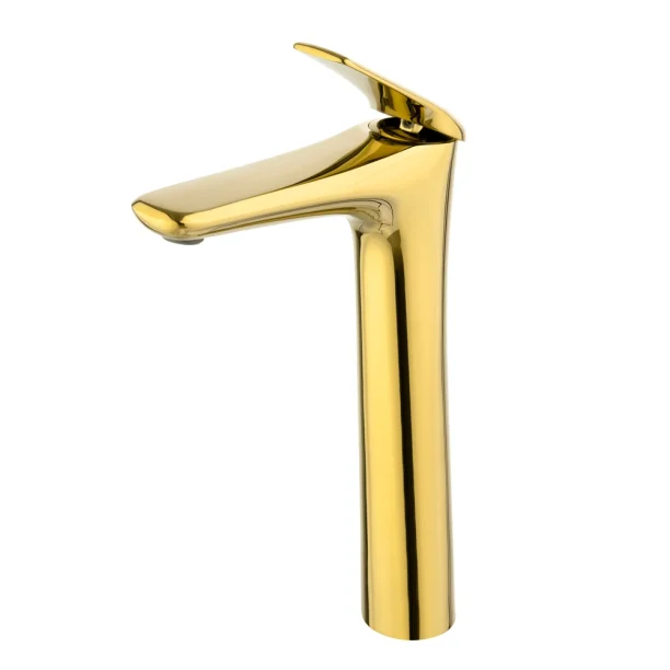 Grifo de baño monomando alto (Beni dorado) - Imagen 5