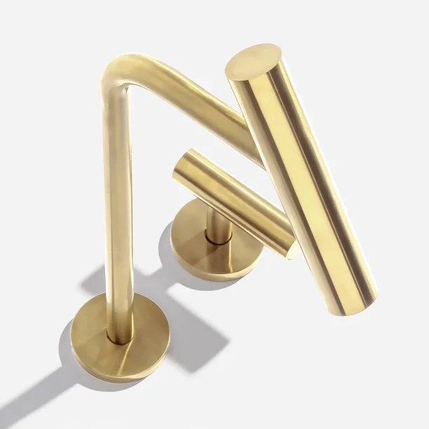 Grifería alta monomando para baño (Lay oro mate) - Imagen 4