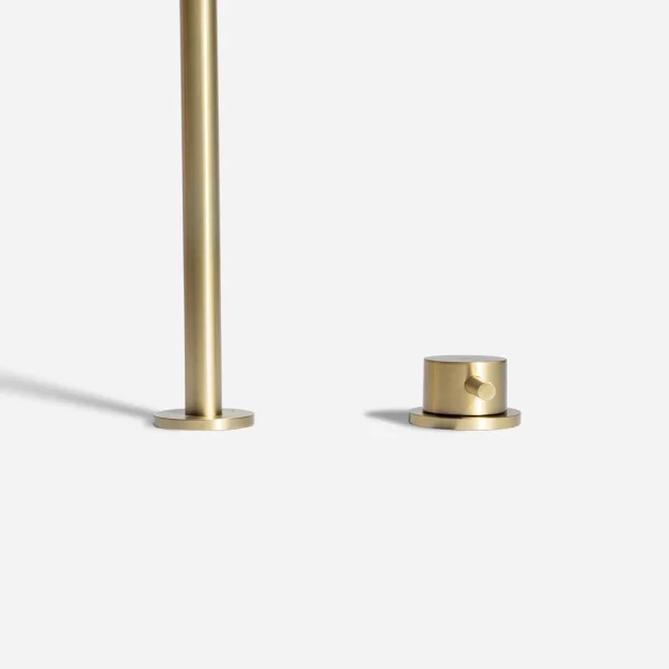 Grifería alta monocomando para baño (Milos oro mate) - Imagen 2
