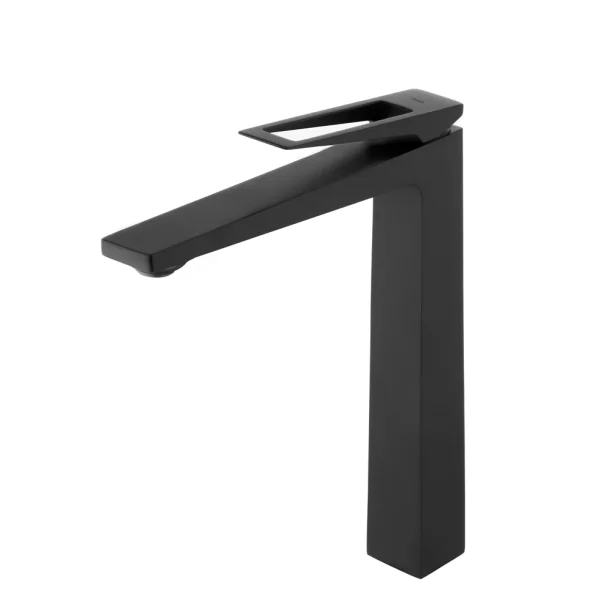 Grifo monomando alto para baño (Zeya negra)